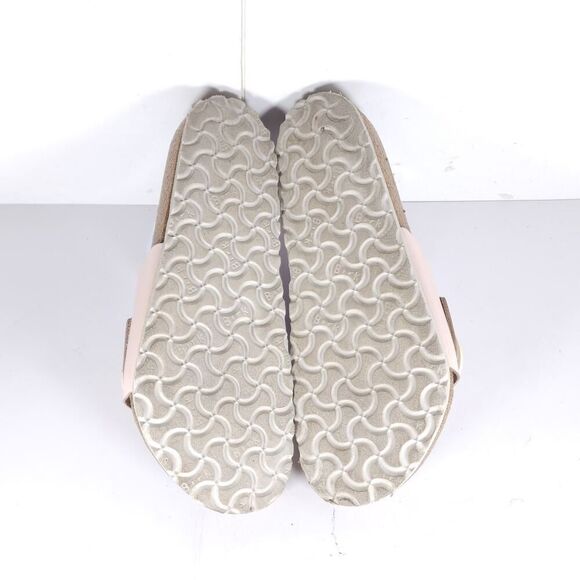 Birkenstock Women's Madrid Big Buckle EU41 US10 Leather Light Pink Slide Sandals - Picture 11 of 16